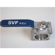 SVF F.C.I. CF8M4408  Class 1000 Stainless Steel 2" PTFE Seat Flow Valve