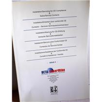 BETA LASERMIKE ISSUE 2, INSTALLATION/SERVICING FOR CE COMPLIANCE