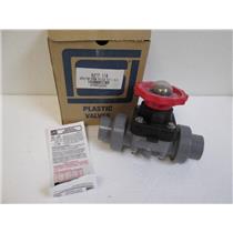 Spears 2739T-015C Thermoplastic Diaphragm Valve PTFE/VITON O-Rin 1.5"