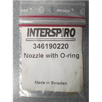 Interspiro 346190220 Nozzle with O-Ring Replacement Part SCBA Tank & Pack Set Up