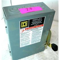 SQUARE D GROUPE SCHNEIDER D221N GENERAL DUTY SAFETY DISCONNECT SWITCH, SERIES E