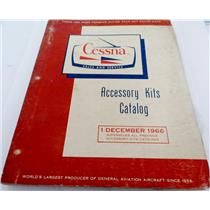 CESSNA ACCESSORY KITS CATALOG, DECEMBER 1966, AVIATION AIRCRAFT MANUAL BOOK - G