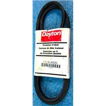 DAYTON 3L400G PREMIUM V-BELT, 40" OUTSIDE LENGTH, 3/8" TOP WIDTH, 3L TYPE, 7/32