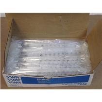 175 VWR 53281-644 Serological Sterile/Plugged Disposable Glass Pipet 1 x 1/10 mL