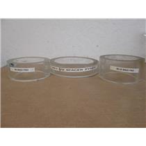 **Set of 3**  Pyrex Spacers (1) 6" x 1 1/2"; (1) 4" x 2 1/2"; (1) 4" x 2"