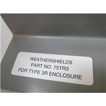 Cutler Hammer 75 TR3 Weathershield Kit for Type 3 Enclosures