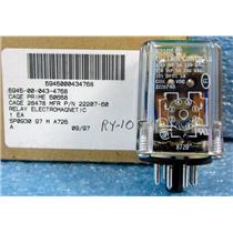 DELTROL 62102-8C 22207-60 GENERAL PURPOSE RELAY, 12VDC COIL, DPDT - NEW OLD STO