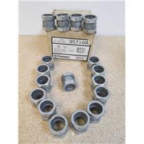 New APPLETON 95T100 1" Steel EMT Couplings Box of 17 + 2 Larger Ones