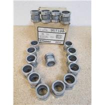 Box of 17 New  APPLETON  95T100  1" Steel EMT Couplings + 2 Larger Ones