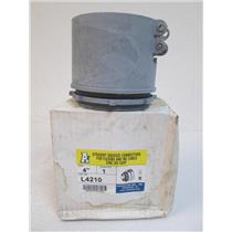 Arlington Industries L4210 4in. Straight Squeeze Connector for Flex/BX  **NEW**