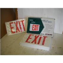 Exitronix Vex Series Exit Sign Red Led New VEX/U/BP/WB/WH