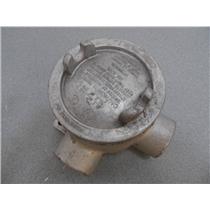 Crouse-Hinds 90 Degree Hazardous Location Conduit Box 2 Hub