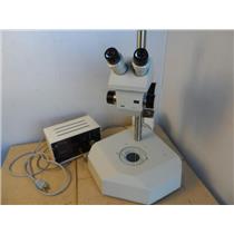GSZ Ausjena Zeiss Microscope With Light Source And Stand