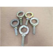 (5) MFG Unknown M16/C20 Shouldered Lifting/Anchor Eye Bolts, CMU800KG, 1/2" NPT