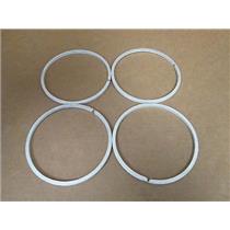 MFG Unknown ISO LF 100 Aluminum Retaining Ring Vacuum Fitting - Lot of 4
