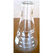 BOMEX 250mL 250 mL ERLENMEYER FLASK, LAB GLASSWARE - USED w/GUARANTEE