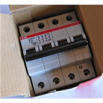 ABB S203-B10-NA 2CD S253 103R0105 MINIATURE CIRCUIT BREAKER GB10963, 4 POLE, NEW