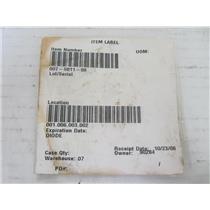 007-5011-08 DIODE, AIRCRAFT AVIATION AVIONICS AIRPLANE SPARE PART