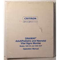 CRITIKON DINAMAP ADULT PEDIATRIC AND NEONATAL VITAL SIGNS MONITOR MANUAL