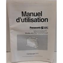 PANASONIC VQT6058-4 SPANISH LANGUAGE MANUAL FOR AG-DP800HP VIDEO CAMERA