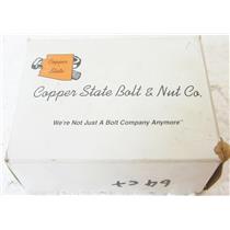 *BOX OF 64* COPPER STATE 01HSCZ-0380075 GR2 HEX BOLTS, ZINC, 3/8-16 X 3/4 - NEW