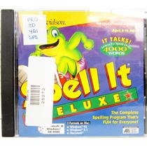 DAVIDSON SPELL IT DELUXE SOFTWARE DISK DISC