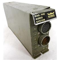 KING RADIO CORP 071-2003-00 KAA-445 AUDIO SYSTEM, KA445