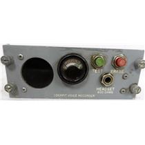 FAIRCHILD INDUSTRIAL PRODUCTS A151 CONTROL UNIT, COCKPIT VOICE RECORDER
