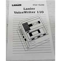 LANIER R-750-418A USER'S GUIDE MANUAL FOR VOICEWRITER 110