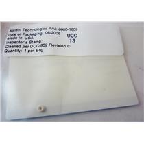 AGILENT 0905-1609 PERFLUOROELASTOMER O-RING, WHITE, 1.1mm ID, 1.3mm THICK - NEW