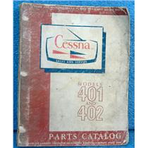 CESSNA MODELS 401 AND 402 PARTS CATALOG, VINTAGE AVIATION CATALOG