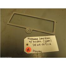 Maytag Microwave DE64-009111A Lamp Glass w/holder(grey)  USED