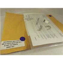 MAYTAG WHIRLPOOL REFRIGERATOR 68001703 DEFROST HEATER BRACKET KIT NEW