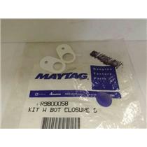 MAYTAG WHIRLPOOL REFRIGERATOR R9800058 BOTTOM CLOSURE SHIM KIT NEW