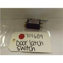 MAYTAG WHIRLPOOL STOVE 701689 DOOR LATCH SWITCH NEW