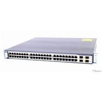 Cisco WS-C3750G-48PS-E Catalyst 3750G 48-Ports 10/100/1000 PoE and 4 SFP Switch