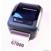 Zebra GX420d GX42-202410-000 Direct Thermal Barcode Label Printer USB Network