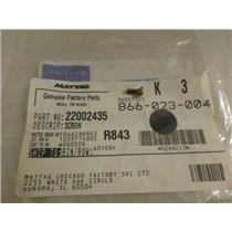 MAYTAG WHIRLPOOL WASHER 22002435 SCREW NEW