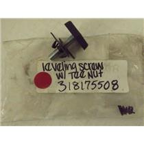 FRIGIDAIRE STOVE 318175508 LEVELING SCREW W/ TEE NUT NEW