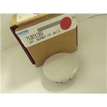 MAYTAG WHIRLPOOL STOVE 71001286 BURNER CAP A (WHITE) NEW