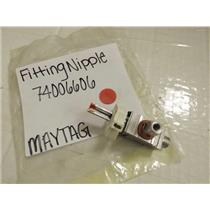 MAYTAG WHIRLPOOL STOVE 74006606 FITTING, NIPPLE NEW