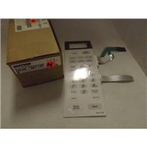 MAYTAG WHIRLPOOL MICROWAVE DE34-00112E MEMBRANE SWITCH WHITE NEW
