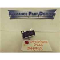 WHIRLPOOL STOVE 3148955 INFINITE SWITCH (BLK) 8.9-11.0A 240V USED