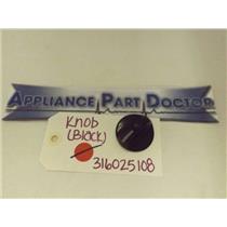 FRIGIDAIRE STOVE 316025108 KNOB (BLACK) USED