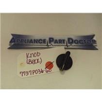 WHIRLPOOL STOVE 7737P036-60 KNOB (BLACK) USED