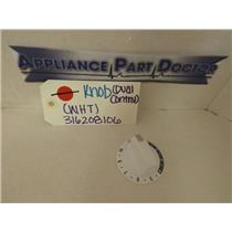 KENMORE FRIGIDAIRE STOVE 316208106 DUAL CONTROL KNOB (WHT) USED
