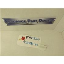 WHIRLPOOL KENMORE STOVE 7731P081-60 KNOB (BSQ) USED