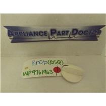 MAYTAG WHIRLPOOL STOVE WP9761963 KNOB (BSQ) USED