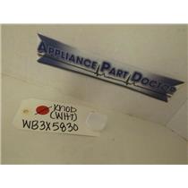 GENERAL ELECTRIC STOVE WB3X5830 WB3X5782 KNOB (WHT) USED