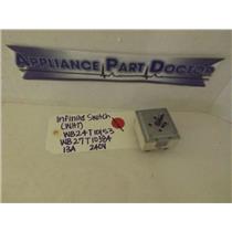 GE STOVE WB24T10153 WB27T10384 INFINITE SWITCH 13A 240V (WHITE) USED